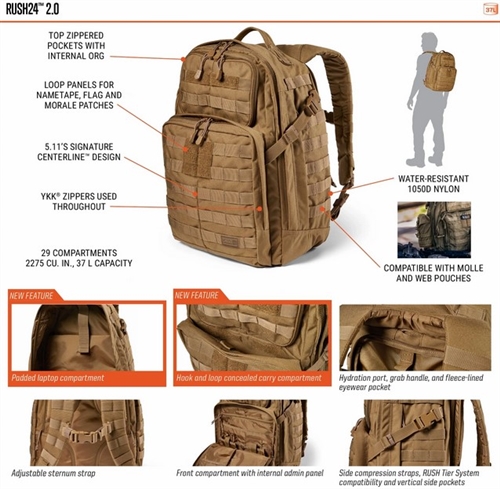 One of 5.11 Tactical best-selling packs just got better meet the