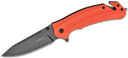 The Kershaw Knockout certainly is just that...a knockout. This US made frame lock features such time tested features as SpeedSafe assisted opening, ambidextrous flipper, and four position pocket clip.
